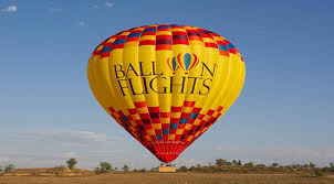 exotic sunrise with hot air ballons
